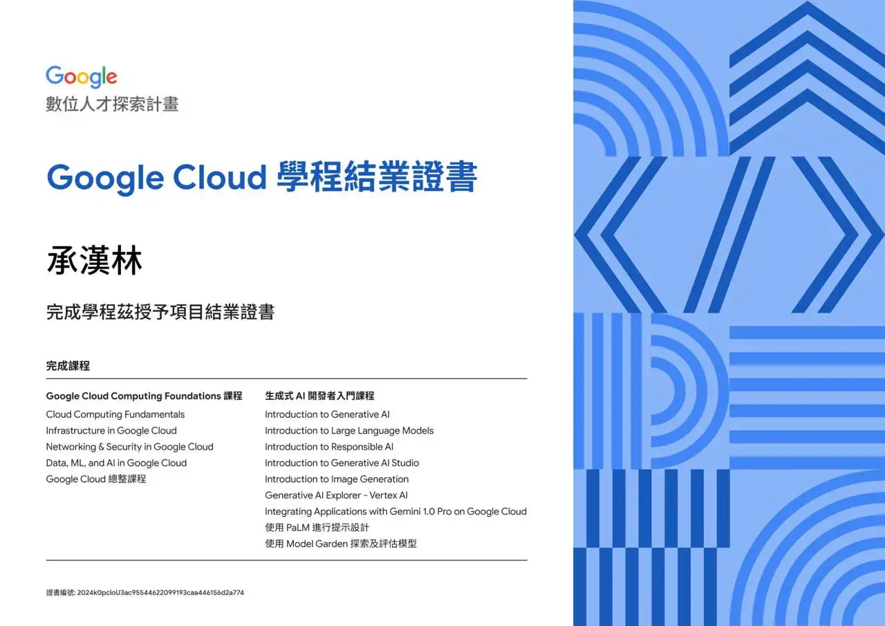 Google Cloud Digital Talent Program